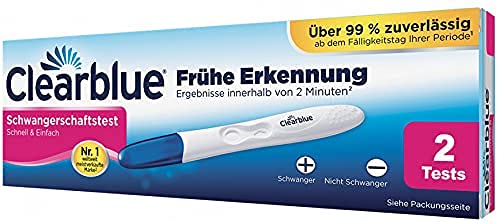 5 x One+Step ultraempfindlicher Schwangerschaftstest Frühtest + 2 x Clearblue Schwangerschaftstests Frühe Erkennung