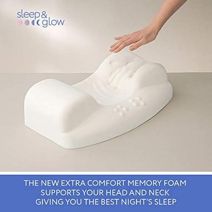 Sleep&Glow Anti-Aging Aula Pillow - Healthy sleep on your back - Helps with rehabilitation after facial aesthetics and plastic surgery