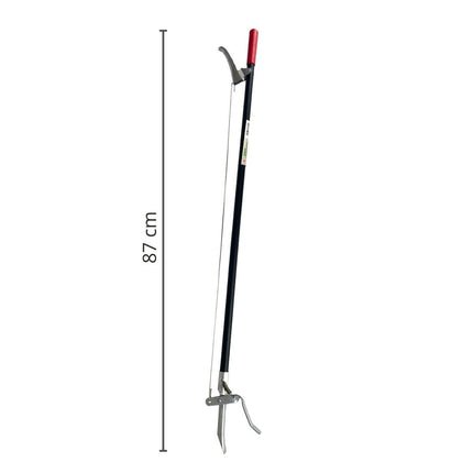 Rekord grabber for paper and trash with rubberized handle and powerful gripping mechanism, total length: 87 cm, weight: 1.33 kg, easy picking without bending, grabber, paper tongs, trash tongs