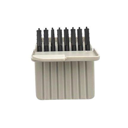DIREKT CeruStop Wax Filters - Hearing Aid Filters - 1.3 mm Diameter - For Many Phonak, Widex & Signia Devices - 32 Pieces - Pack of 4 - Gray