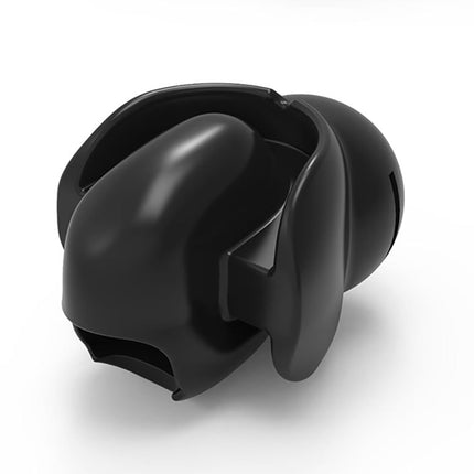 Jomyu New BDSM Silicone Ball Gag Tongue Fixation with Ball Gag Adjustable Slave Fetish Sex Game Sex Toy for Couples Women Men Extreme (Black)