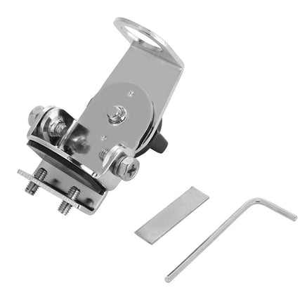 Walkie-Talkie Mount Clip, Bewinner Mobile Antenna Mount for Car Radio High Quality Stainless Steel Mount Mobile Antenna Mount for Trunk, Bumper, Rack