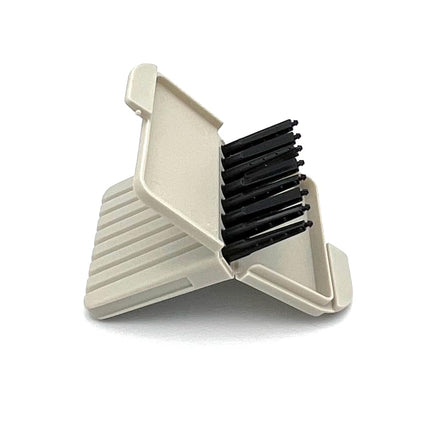 DIREKT CeruStop Wax Filters - Hearing Aid Filters - 1.3 mm Diameter - For Many Phonak, Widex & Signia Devices - 32 Pieces - Pack of 4 - Gray