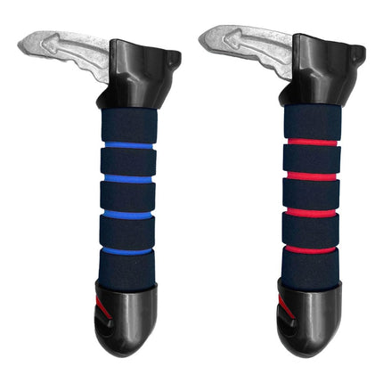 KBIBCK Car Assist Handle, 2 Pieces Car Exit Aid, Car Door Handle, Car Entry Aid, Seat Belt Cutter Multifunctional for Getting In and Out of Cars for Seniors and Disabled People