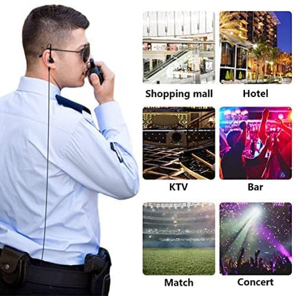 Tube Only Earpieces with 3.5mm Plug for Tube Earpiece, Outdoor Walkie Talkie 3.5mm/Two-Way Radio, Adapter Police Pinganillo Police (3 Pack)