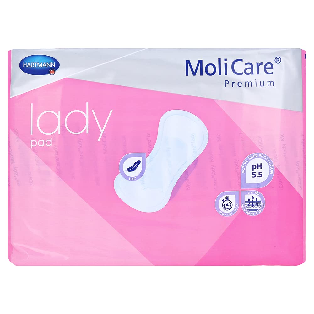 12x MoliCare Premium lady pad 4,5 Tropfen, 14 Stück | Packung (14 Stück)