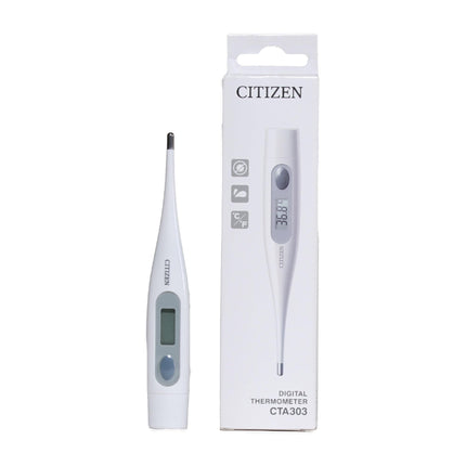 Citizen CTA303 Antibacterial, waterproof, digital medical thermometer with fever alarm, oral, armpit, rectal, accurate measurements for adults, children, toddlers and babies