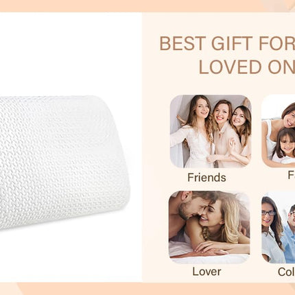 BDTFO Memory Foam Pillow - Standard Size Bed Pillow for Sleeping, Ventilated Cooling Hotel Pillow for Side Sleepers, Removable, Machine Washable Cover