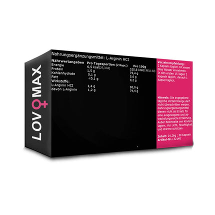 LovoMax Woman Sexual Enhancer Sex Pills for Women 100% herbal and vegan - Express delivery