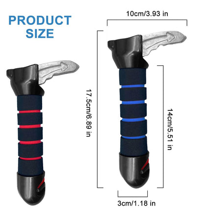 KBIBCK Car Assist Handle, 2 Pieces Car Exit Aid, Car Door Handle, Car Entry Aid, Seat Belt Cutter Multifunctional for Getting In and Out of Cars for Seniors and Disabled People