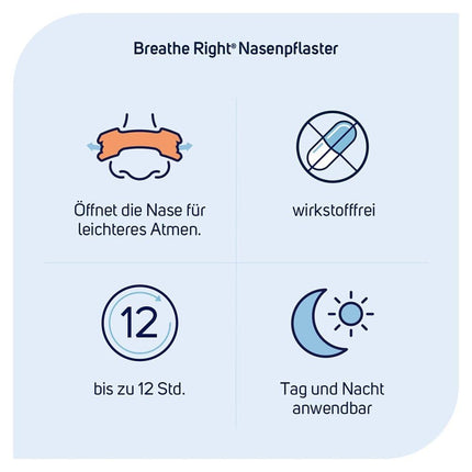 Breathe Better Breathe Right Nasal Strips Beige 30 pcs