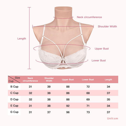 Minaky 9G Silicone Breast Forms Fake Boobs Crossdressing Realistic Breast Forms for Crossdresser Drag Queen Transgender Mastectomy Perfect Bounce & Jiggle, B Cup, Ivory White