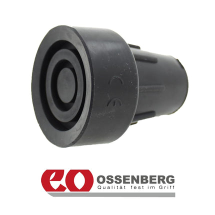 Ossenberg - 2 pieces of durable rubber feet 16 mm for crutches, walking sticks
