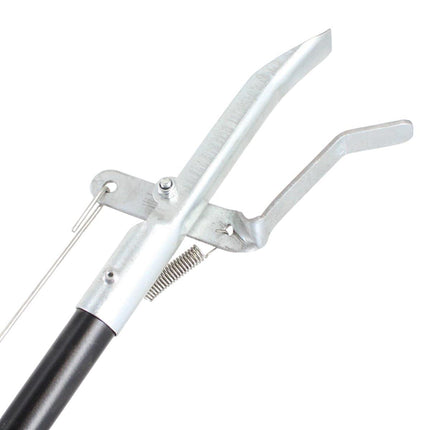 Rekord grabber for paper and trash with rubberized handle and powerful gripping mechanism, total length: 87 cm, weight: 1.33 kg, easy picking without bending, grabber, paper tongs, trash tongs