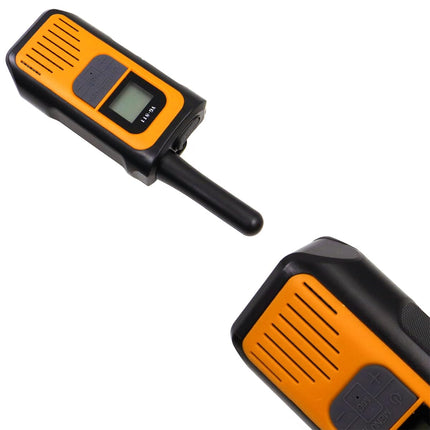 POFET 2 Pack Walkie Talkie Rechargeable with Li-ion Battery, Walkie Talkie Children Adults, Long Range Radio, VOX and Type C Charging Cable for Biking Camping Hiking