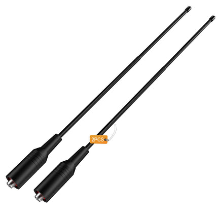 JUCJET 771 Radio Antenna, SMA-F Walkie-Talkie Antenna Compatible with Walkie Talkie BF-888S UV-5R (2 pcs)