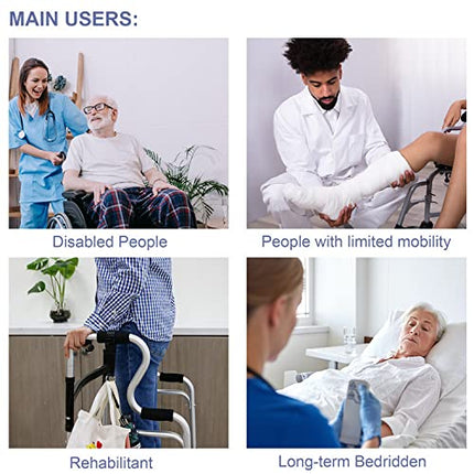 Aoleytech Transfer Belt Transfer Patient Belt for Seniors, Safe Robust Transfer Belt Slings Transfer Aid Moving Belt Standing Aid for Elderly People
