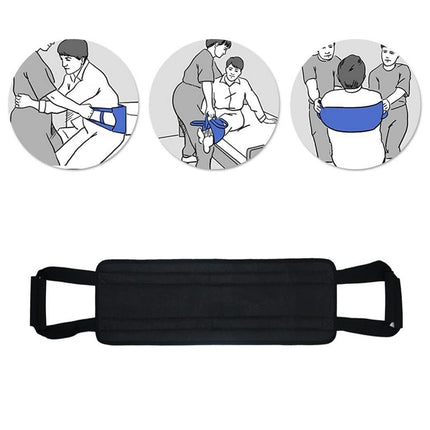 Aoleytech Transfer Belt Transfer Patient Belt for Seniors, Safe Robust Transfer Belt Slings Transfer Aid Moving Belt Standing Aid for Elderly People