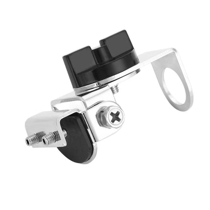 Walkie-Talkie Mount Clip, Bewinner Mobile Antenna Mount for Car Radio High Quality Stainless Steel Mount Mobile Antenna Mount for Trunk, Bumper, Rack