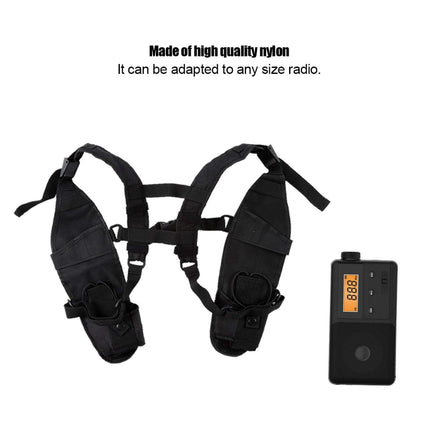 Walkie Talkie Vest Cover, Universal Radio, Walkie Talkie Strap, Chest Pocket, Radio Vest, Portable Storage Bag for Men and Women