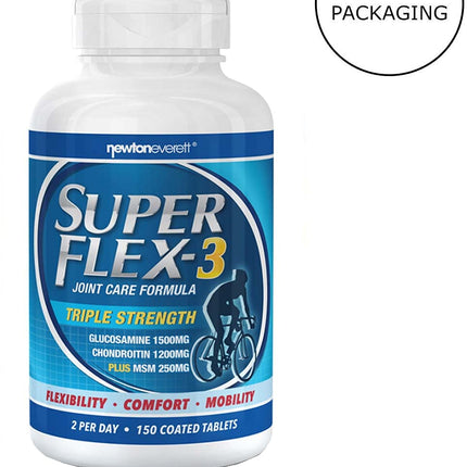 NEWTON EVERETT Superflex 3 (Glucosamine, Chondroitin, MSM) 150 Tablets