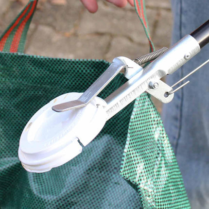 Rekord grabber for paper and trash with rubberized handle and powerful gripping mechanism, total length: 87 cm, weight: 1.33 kg, easy picking without bending, grabber, paper tongs, trash tongs