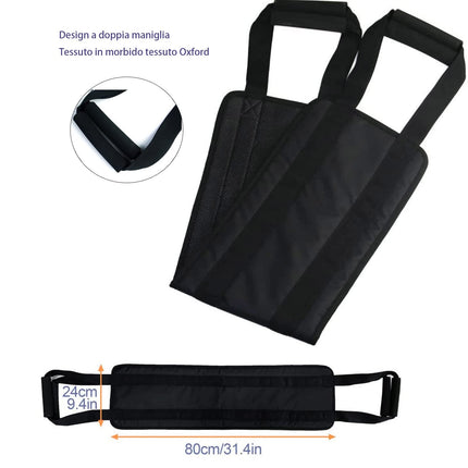 Aoleytech Transfer Belt Transfer Patient Belt for Seniors, Safe Robust Transfer Belt Slings Transfer Aid Moving Belt Standing Aid for Elderly People