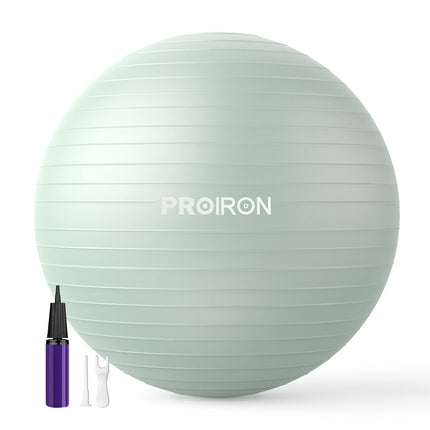 PROIRON Exercise Ball Pezzi Ball Seat Ball Training Ball Fitness Ball & Balance for Core Training with Pump Anti Burst Pilates Ball Robust for Adults Office Pezzi Balls Exercise Balls