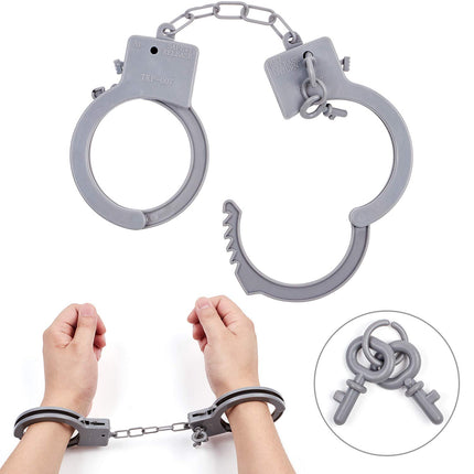 Tacobear Police Toys Kids Police Costume Accessories Police Handcuffs Police Badge Sunglasses Belt Walkie Talkie Police Baton Police Equipment for Kids Halloween Carnival