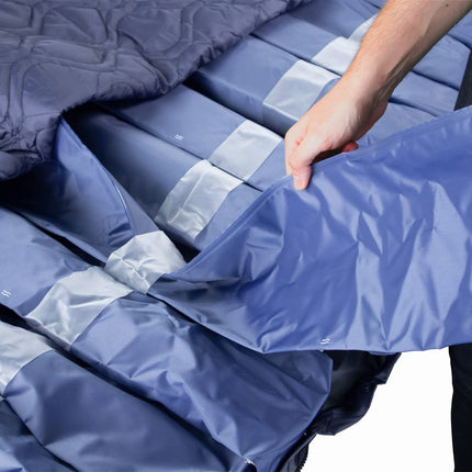 Mobiclinic® pro, Anti-decubitus mattress, Low-noise compressor, 200x90x22 cm, Complete anti-decubitus mattress set, Mobi 4, European brand, Mattress topper, Replacement cell, Up to 190 kg