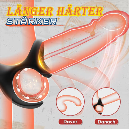 Anal Vibrator Prostate Stimulation Men with Penis Ring Sex Toys for Men Anal Dildo Anal Plug Anal Vibrators for Men Anal Plug Vibrator Sets for Men with 9 Vibration Modes Sex Toys