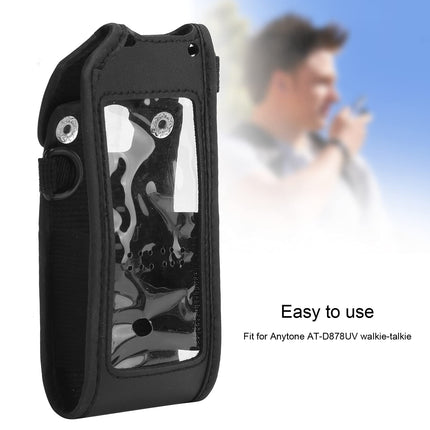 PUSOKEI For Anytone AT-D878UV Walkie Talkie Case, Two-Way Radio Protective Soft Cover with Lanyard, Walkie Talkie Protector