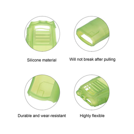PATIKIL Two-Way Radio Holder Silicone Walkie Talkie Protective Cases Rubber Soft Cover Camouflage for PT-UV82 Radios