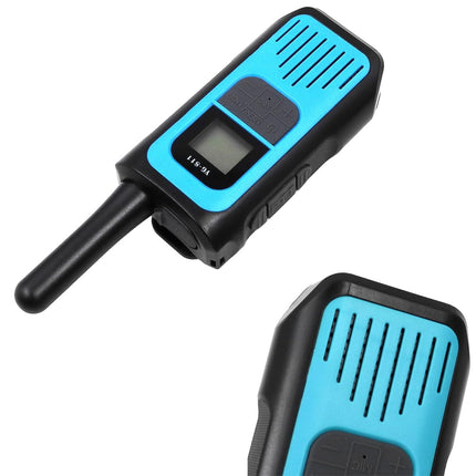POFET 2 Pack Walkie Talkie Rechargeable with Li-ion Battery, Walkie Talkie Children Adults, Long Range Radio, VOX and Type C Charging Cable for Biking Camping Hiking