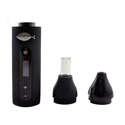 Vaporizer Vapeble Nebel - Vaporizer with glass mouthpiece, OLED display and stepless temperature control, makes super vape from resinous herbs