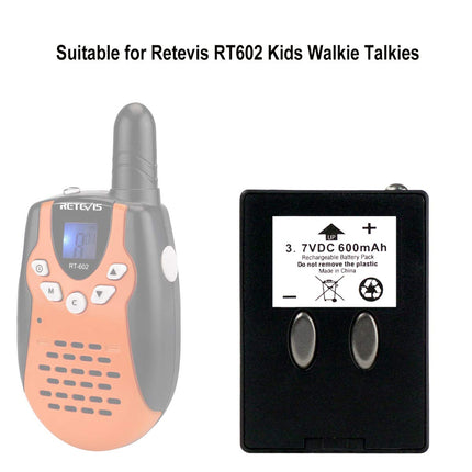 Retevis RT602 Walkie Talkie Batteries Original Li-Ion Batteries RT602 Children's Walkie Talkies (2 pieces)