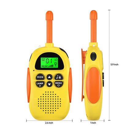 Walkie Talkie Kids, HPROMOT Walkie Talkies Rechargeable, 16-Channel Children's Toy for 3-12 Year Olds, Adventure, Camping, Hiking