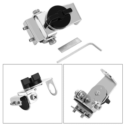 Walkie-Talkie Mount Clip, Bewinner Mobile Antenna Mount for Car Radio High Quality Stainless Steel Mount Mobile Antenna Mount for Trunk, Bumper, Rack