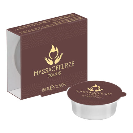 ICE massage candle with coconut scent | Sensual massages | Natural ingredients | Caring formula | Gift for your partner | 15 ml
