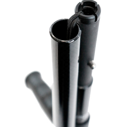 KMINA PRO - Carbon Crutches Foldable Black, Forearm Crutches, Adults, Lightweight Walking Aids, Foldable - Made in Europe