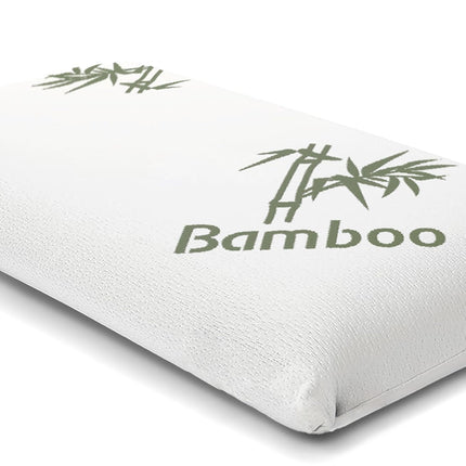 Siebenschläfer Orthopedic Neck Support Pillow - Pillow made of pressure-equalizing visco-gel foam (memory foam) with bamboo cover - Pillow in 72x42cm - Height 15cm