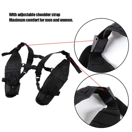 Walkie Talkie Vest Cover, Universal Radio, Walkie Talkie Strap, Chest Pocket, Radio Vest, Portable Storage Bag for Men and Women