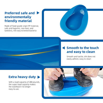 Bedpans for elderly women and men: 30-pack disposable bedpan liners and absorbent pads in a set – Bedpans for elderly men and women