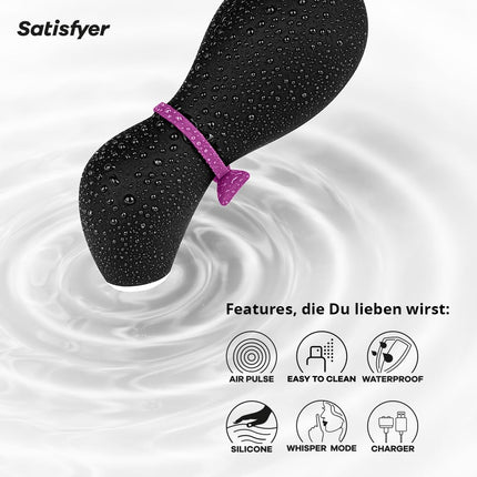 Satisfyer Pro Penguin Next Generation Pressure Wave Vibrator | Clitoral Sucker with 11 Vibration Modes | Rechargeable Vibrator | Erotic Sex Toy for Women | Waterproof (IPX7)