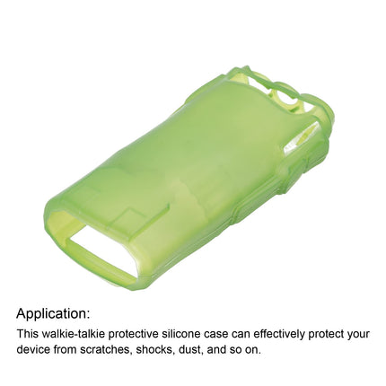 PATIKIL Two-Way Radio Holder Silicone Walkie Talkie Protective Cases Rubber Soft Cover Camouflage for PT-UV82 Radios