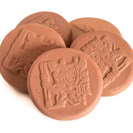 SIMARU Tobacco Humidifier – Humidrole Pouch Button – Humidor Humidifier – Terracotta Stone – Terracotta Humidifying Stone to Prevent Drying Out of Tobacco/Rolling Tobacco – Always Fresh Tobacco (5 Pieces)
