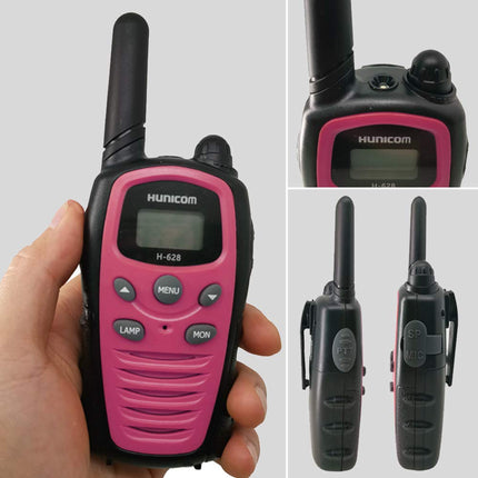 HUNICOM Walkie Talkies for Girls Women with Long Range - PMR 16 Channels Walkie Talkie Radios VOX with Flashlight LED