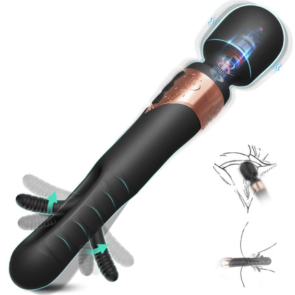 Dildo Vibrator Sex Toys for Women, Vibration for Women Vibrator Sets for Women Clitoris Sex Toys, Sex Toyset for Woman with 10 * 7 Mode Couple Vibrators, Prostate Massager
