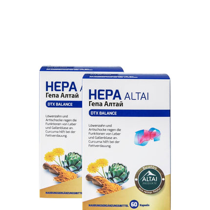 Hepa Altai - Liver Protection, Visceral Abdominal Fat, 4-Month Supply, 120 Capsules