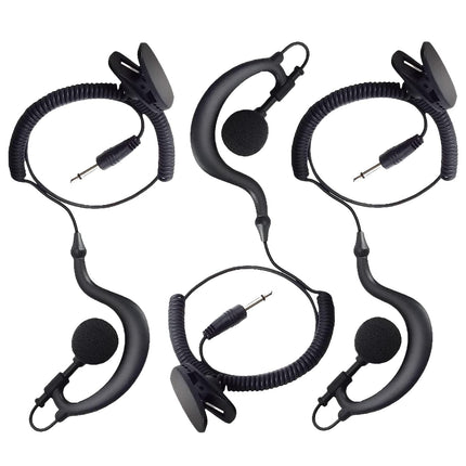 Tube Only Earpieces with 3.5mm Plug for Tube Earpiece, Outdoor Walkie Talkie 3.5mm/Two-Way Radio, Adapter Police Pinganillo Police (3 Pack)
